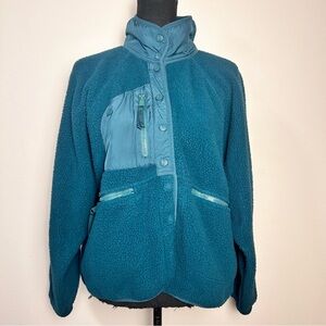 FP Movement Hit the Slopes Fleece Jacket – Teal Blue – Size M